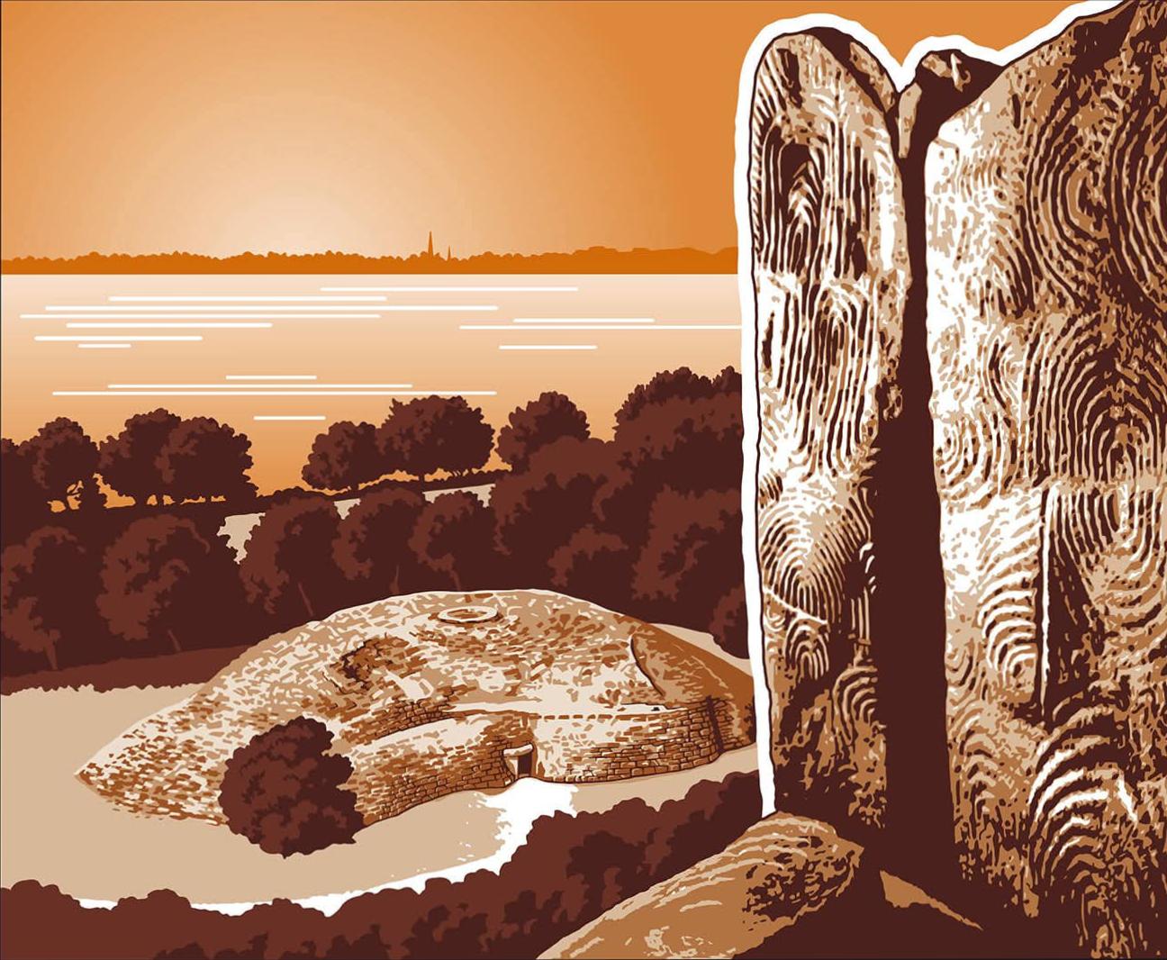 Photo du panneau : Cairn de Gavrinis